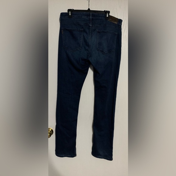 Paige Federal Men’s Slim Straight Cellar Dark Wash Jeans - Picture 6 of 9